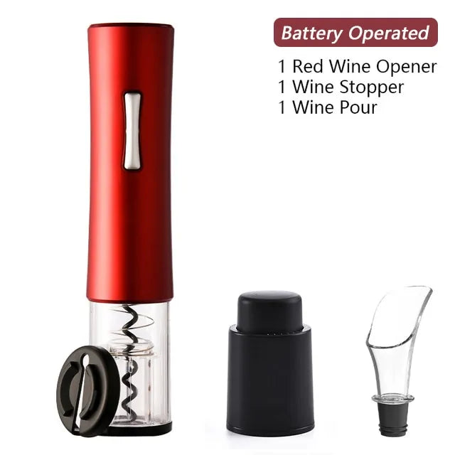 Electric Wine Opener Foil Cutter Jar Opener Kitchen Gadget